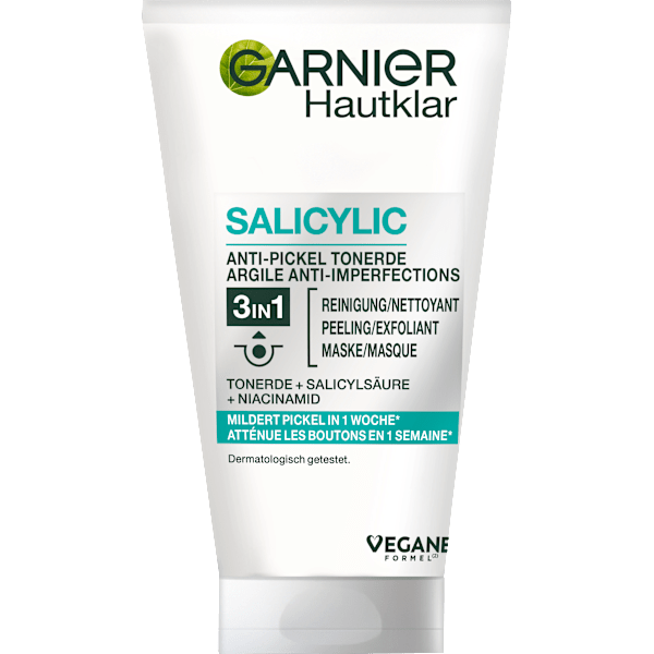 Reinigungscreme Salicylic Anti Pickel 3in1 Tonerde Garnier Skin Active