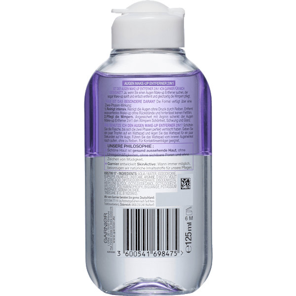 Augen Make-up Entferner 2in1, Waterproof GARNIER SKIN NATURALS