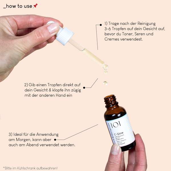 Gesichtsserum 101 C-Glow 15% Vitamin C Geek&Gorgeous