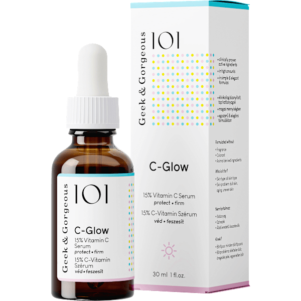Gesichtsserum 101 C-Glow 15% Vitamin C Geek&Gorgeous