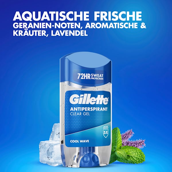 Antitranspirant Deostick Clear Gel Cool Wave Gillette
