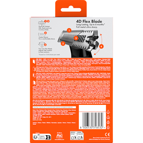 Elektrischer Rasierer, Fusion One All in One Trimmer Gillette