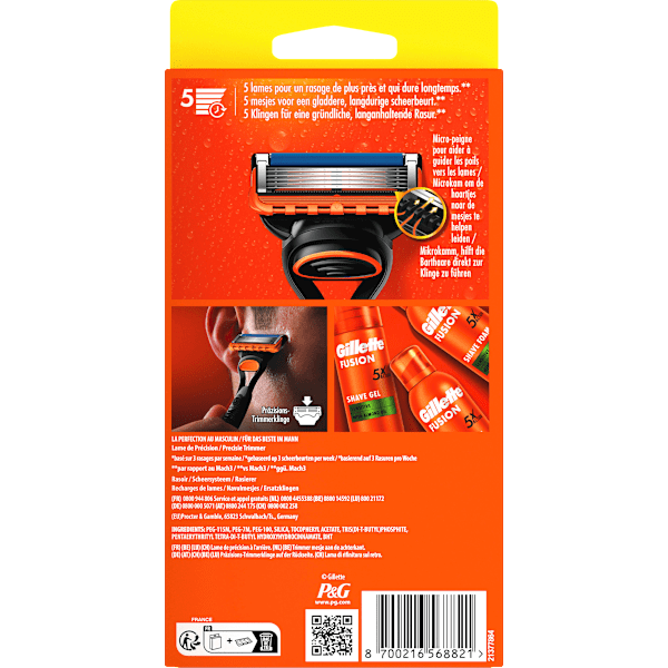Rasierer, Fusion5 Starterset Gillette