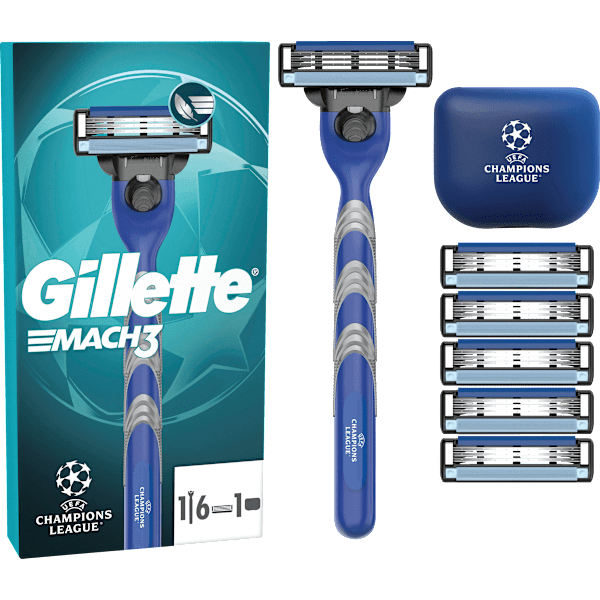 Rasierer, Mach3 mit 6 Rasierklingen Gillette
