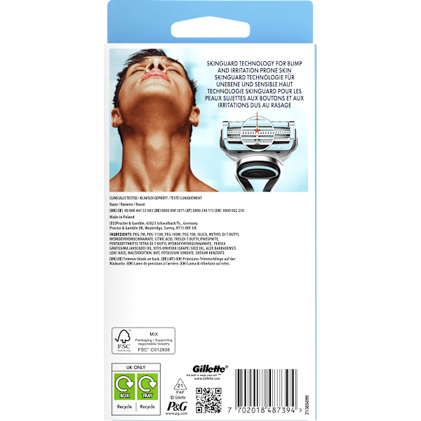 Rasierer, Skinguard Sensitive Gillette