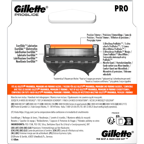 Rasierklingen, ProGlide Gillette