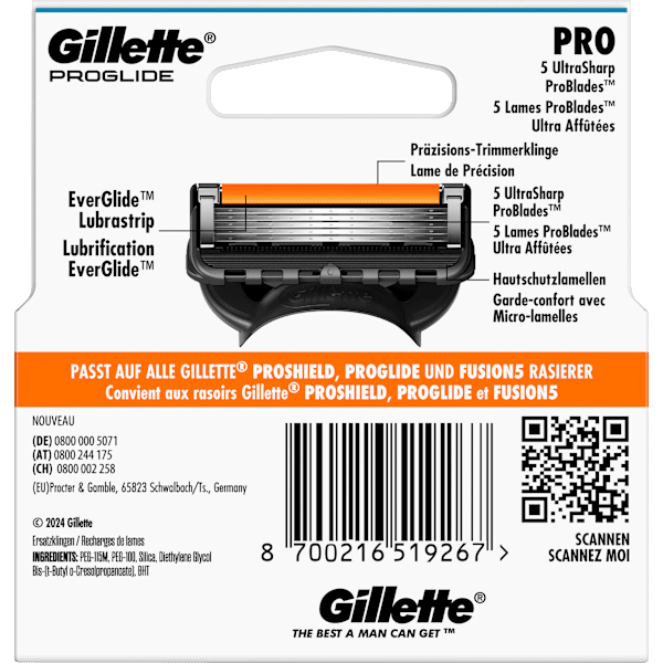 Rasierklingen, ProGlide Gillette