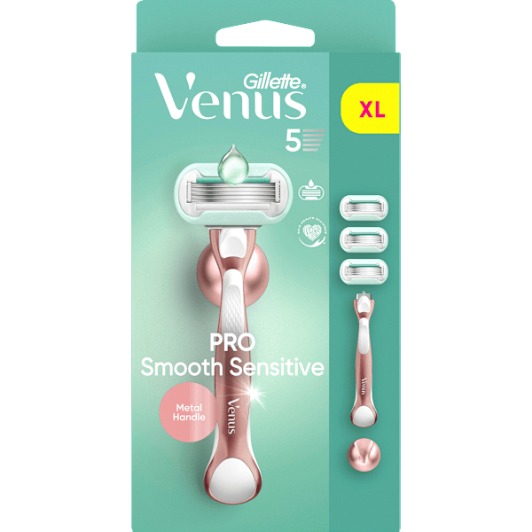 Rasierer, Pro Smooth Sensitive Vorteilspack Gillette Venus