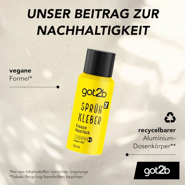 Haarlack Sprühkleber, Reisegröße got2b