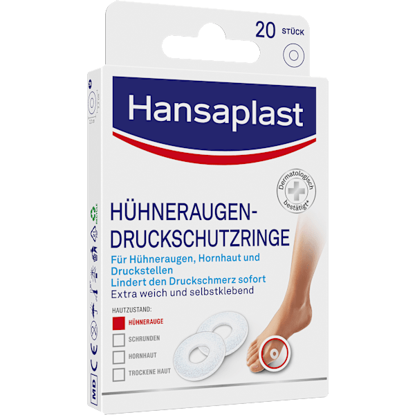 Hühneraugen Druckschutzringe Hansaplast