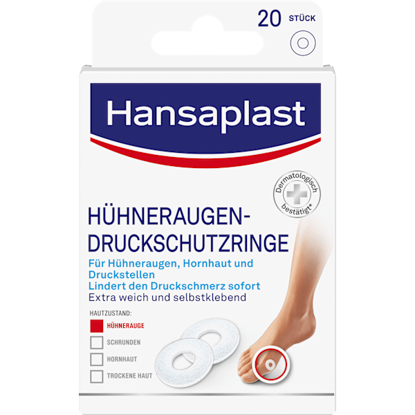 Hühneraugen Druckschutzringe Hansaplast