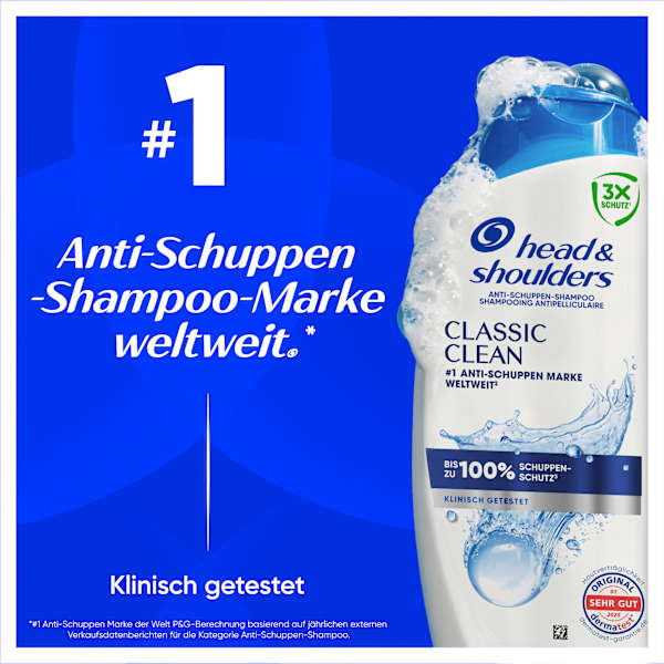 Shampoo  Anti-Schuppen  Classic Clean head&shoulders