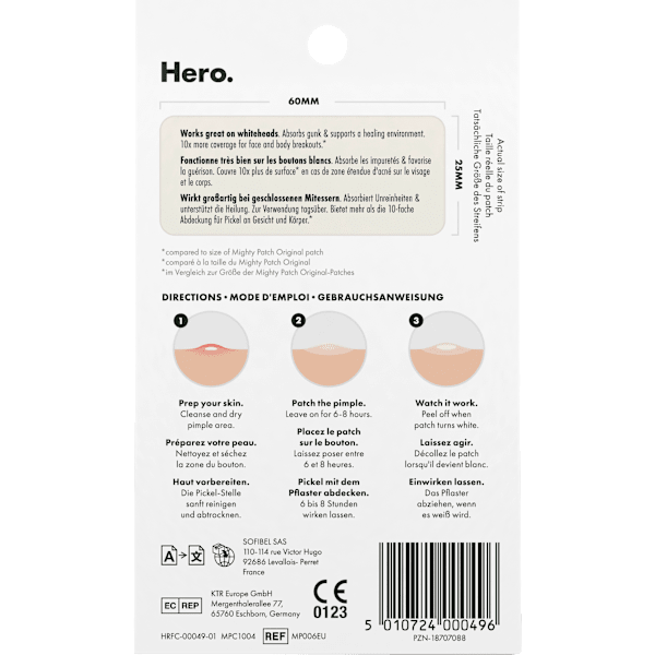 Anti Pickel Patches Mighty Patch Surface Hero.