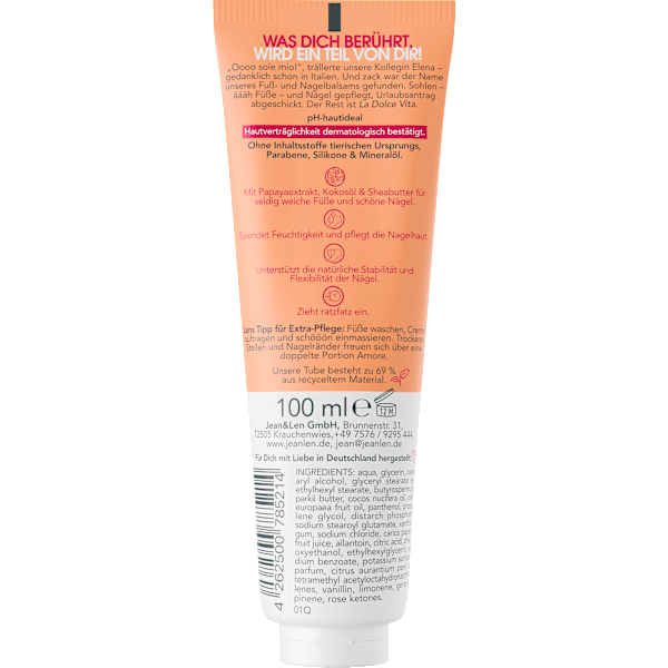 Fuß- & Nagelbalsam intensiv 2in1 Treatment Jean&Len