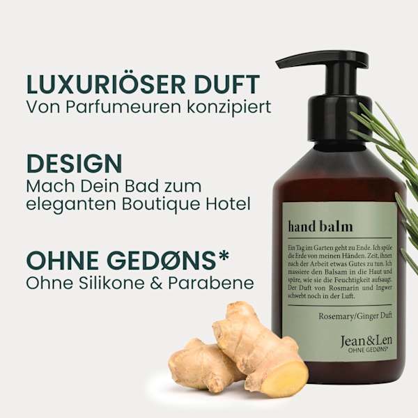 Hand Balm Rosemary & Ginger Jean&Len