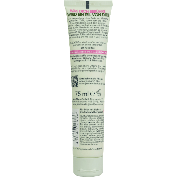 Handcreme I love you so matcha Jean&Len
