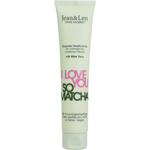 Handcreme I love you so matcha Jean&Len