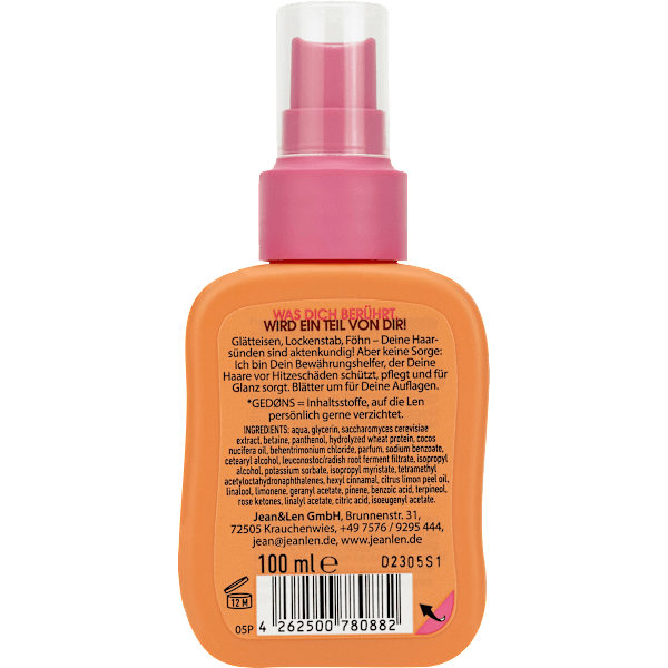 Hitzeschutzspray Protect & Care Jean&Len