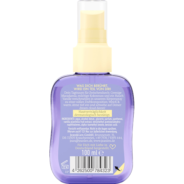 Körperspray Body Mist Dream Cloud Jean&Len