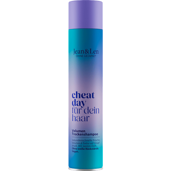 Trockenshampoo "cheat day für dein haar" Volumen Jean&Len