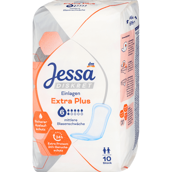 Einlagen Inkontinenz Extra Plus Jessa DISKRET