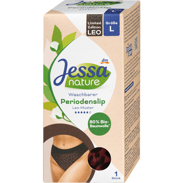 Periodenunterwäsche Slip Leo Gr. L Jessa