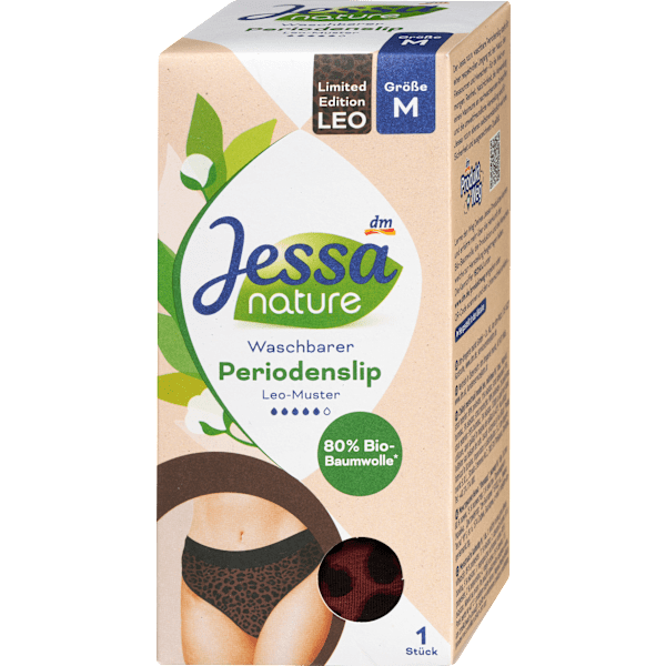 Periodenunterwäsche Slip Leo Gr. M Jessa