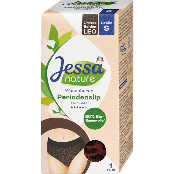 Periodenunterwäsche Slip Leo Gr. S Jessa