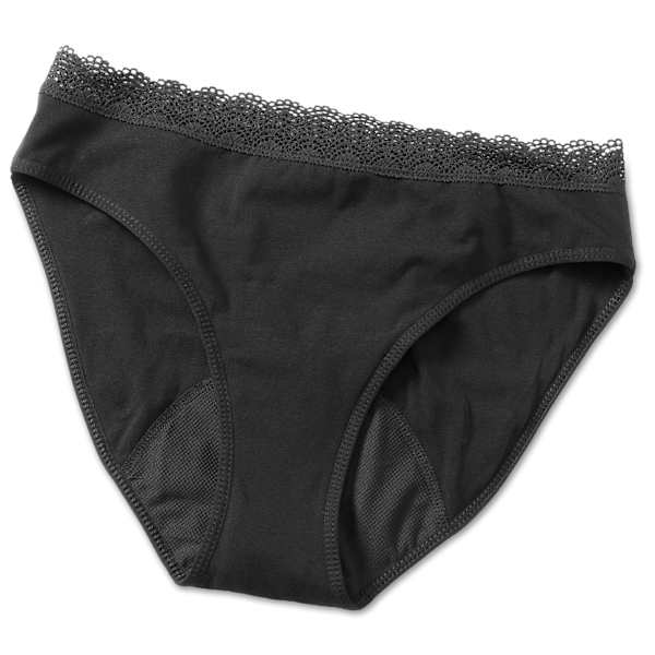 Periodenunterwäsche Slip Spitze schwarz Gr. M Jessa