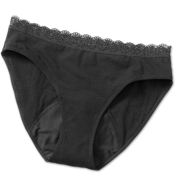Periodenunterwäsche Slip Spitze schwarz Gr. S Jessa