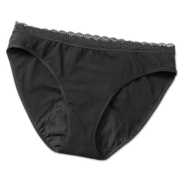 Periodenunterwäsche Slip Spitze schwarz Gr. XL Jessa