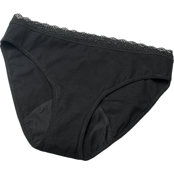 Periodenunterwäsche Slip Spitze schwarz Gr. XS Jessa