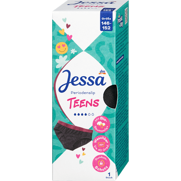Periodenunterwäsche Slip Teens Gr. 146/152 Jessa