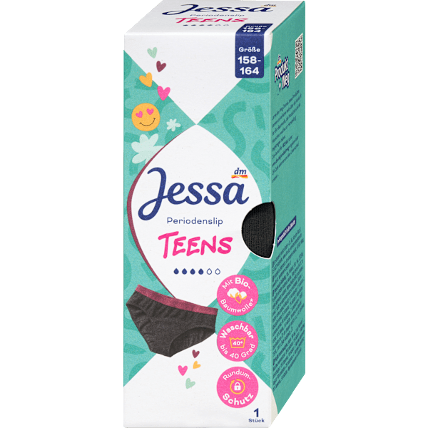 Periodenunterwäsche Slip Teens Gr. 158/164 Jessa