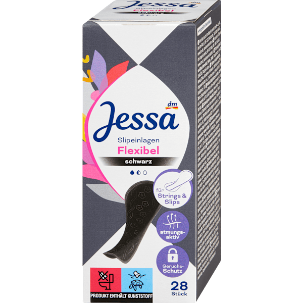 Slipeinlagen Flexibel Schwarz Jessa