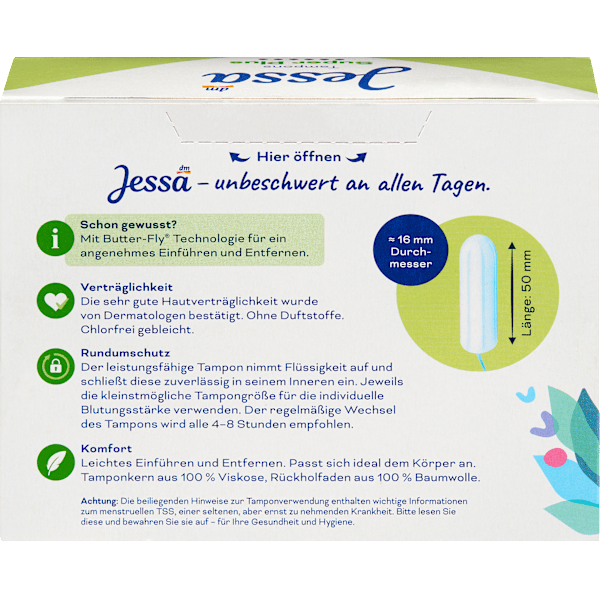 Tampons Super Plus Jessa