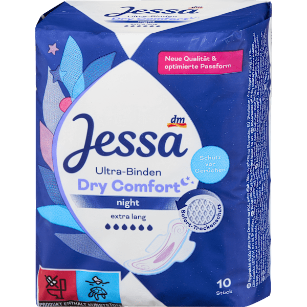 Ultra Binden Dry Comfort Night Jessa