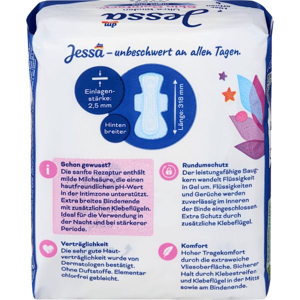 Ultra Binden Skin Comfort Night Plus Jessa