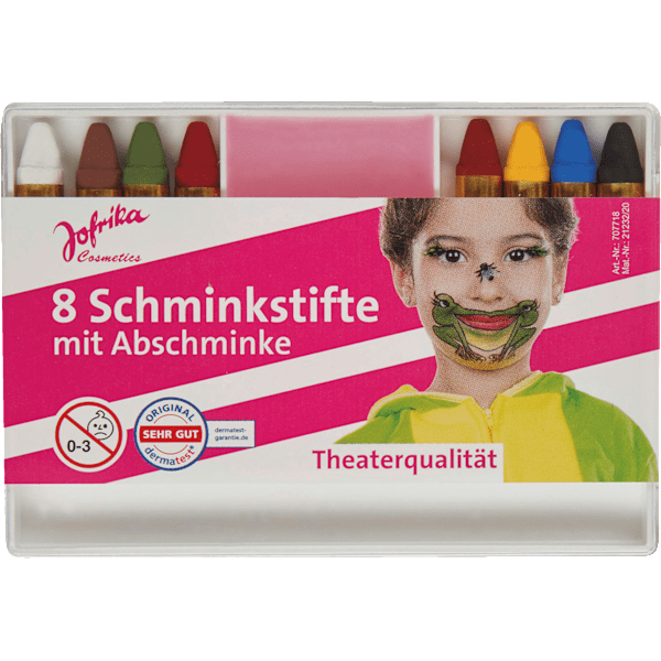 Schminkstifte mit Abschminke 9tlg Jofrika