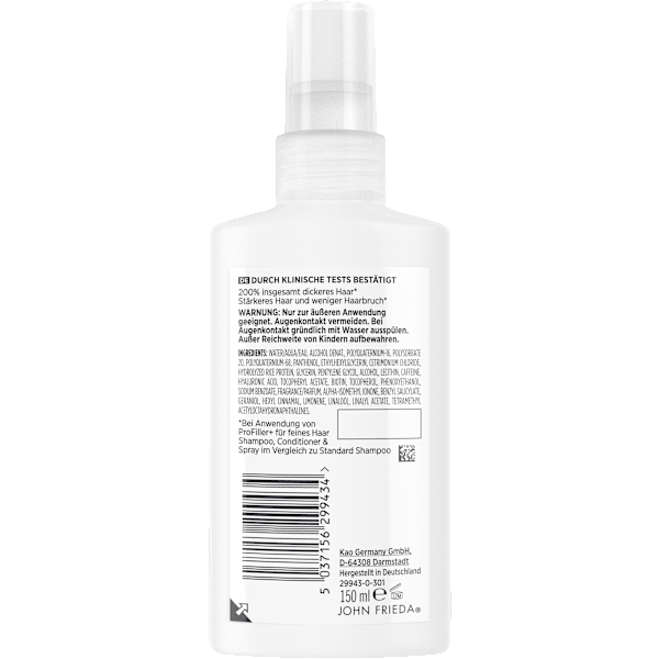 Sprühkur PROFiller+ Kräftigendes Spray John Frieda