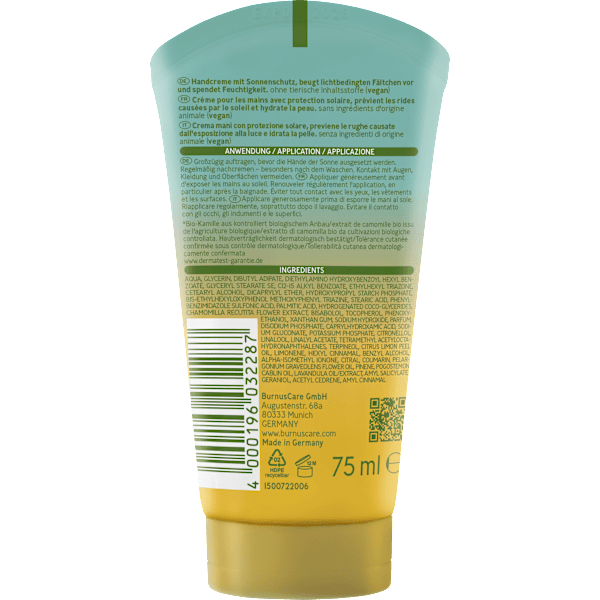 Handcreme daily protection & hydration, LSF 30 Kamill