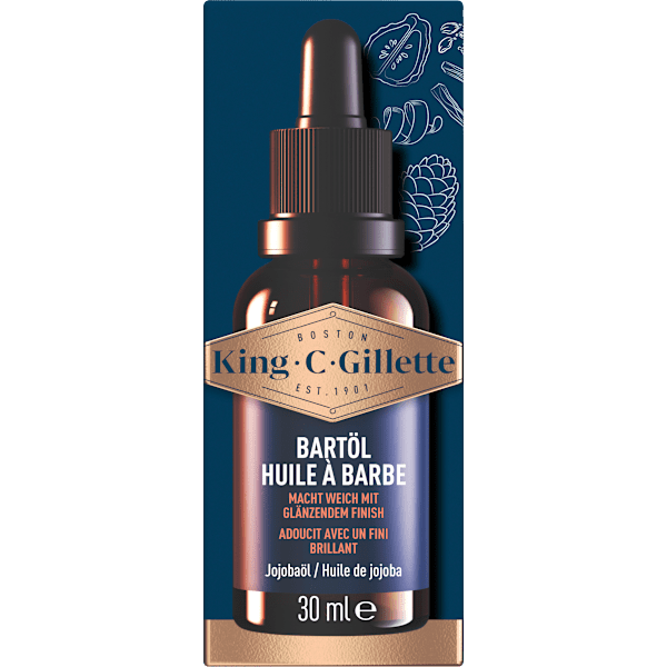 Bartöl King. C. Gillette