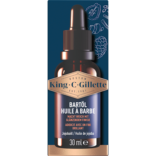Bartöl King. C. Gillette