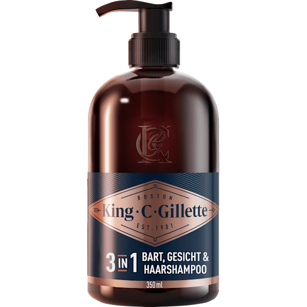 Bartwaschgel King. C. Gillette
