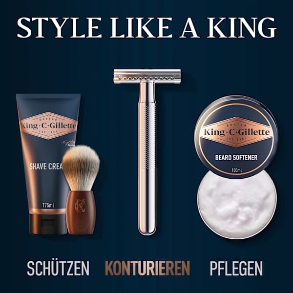 Rasierhobel, Double Edge King. C. Gillette