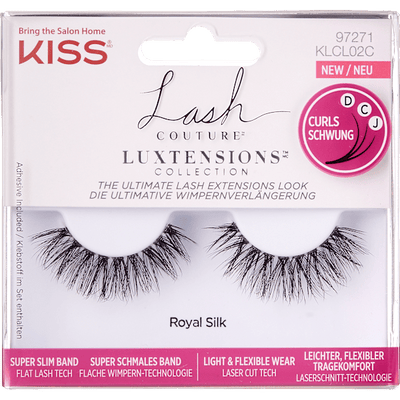 KISS Artificial eyelashes Luxtensions Royal Silk (1 pair), 2 pcs