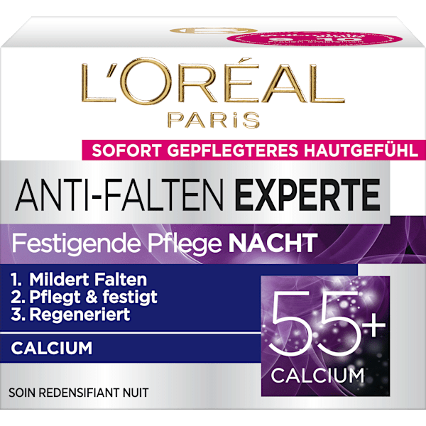 Anti Falten Nachtcreme Experte 55+ L'ORÉAL PARiS