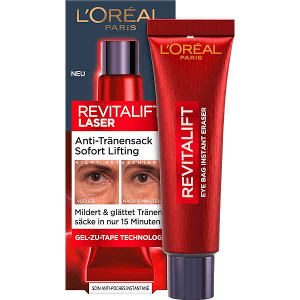 Augencreme Anti-Tränensack Laser Sofort Augenlifting L'ORÉAL PARiS