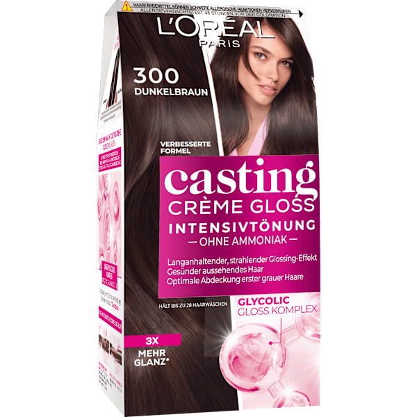 Intensivtönung 300 Dunkelbraun L'ORÉAL PARiS casting CRÈME GLOSS