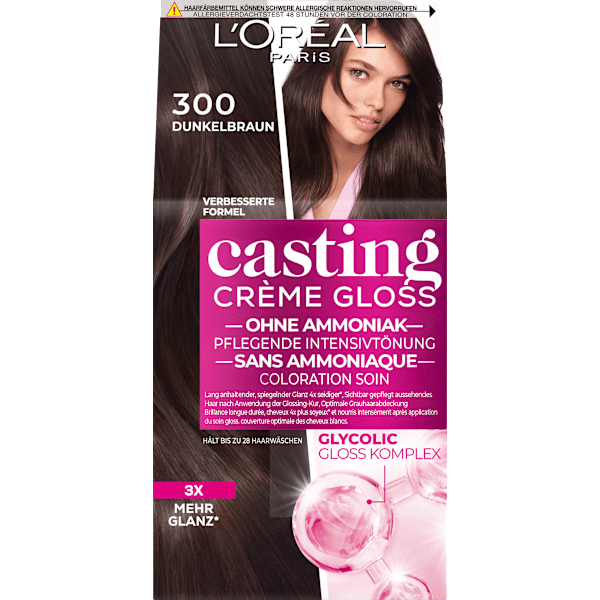 Intensivtönung 300 Dunkelbraun L'ORÉAL PARiS casting CRÈME GLOSS